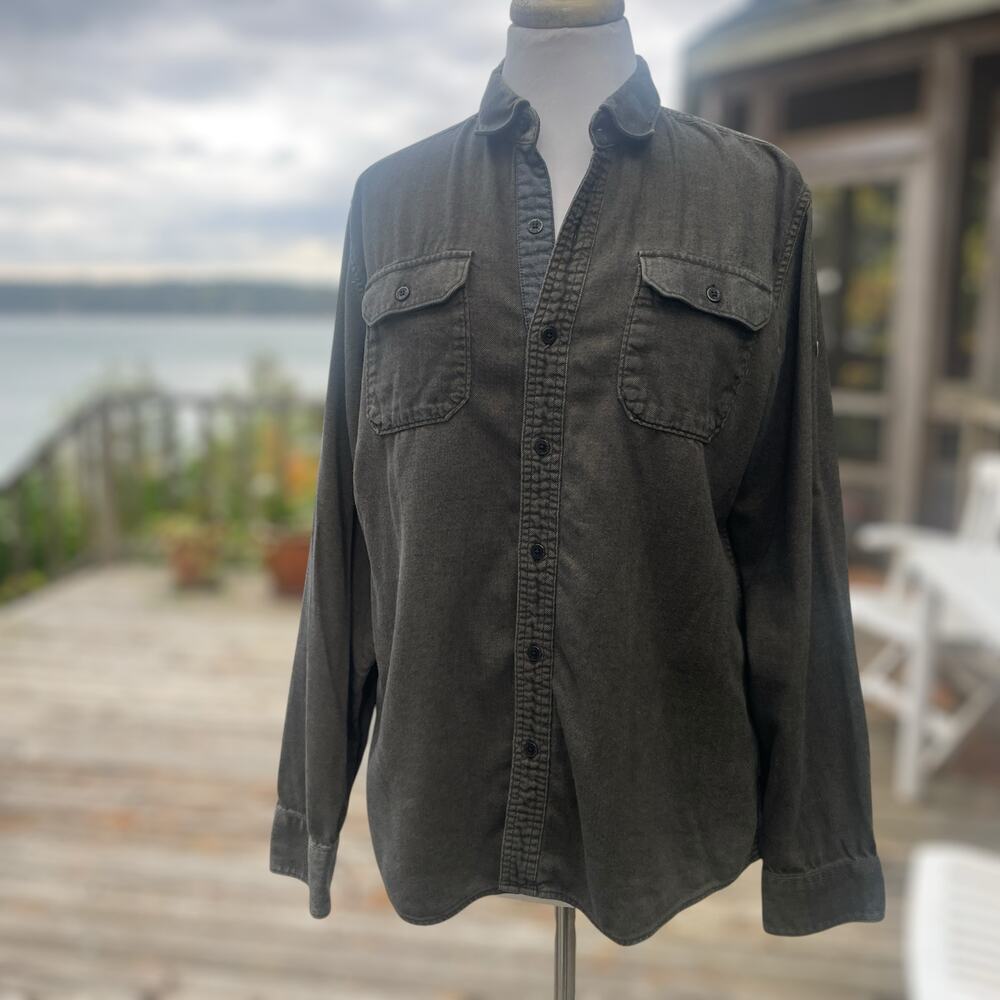 KÜHL Brava Shirt Women’s Medium Gray Cotton Tencel Long Sleeve Button Up - Picture 5 of 16